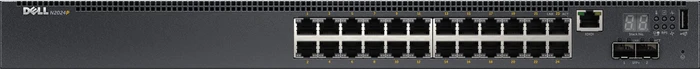 Dell EMC Networking N Series PowerSwitch N2000 Rackmount Gigabit Managed Stacking Switch, 24x RJ-45, 2x SFP+, 850W PoE+
