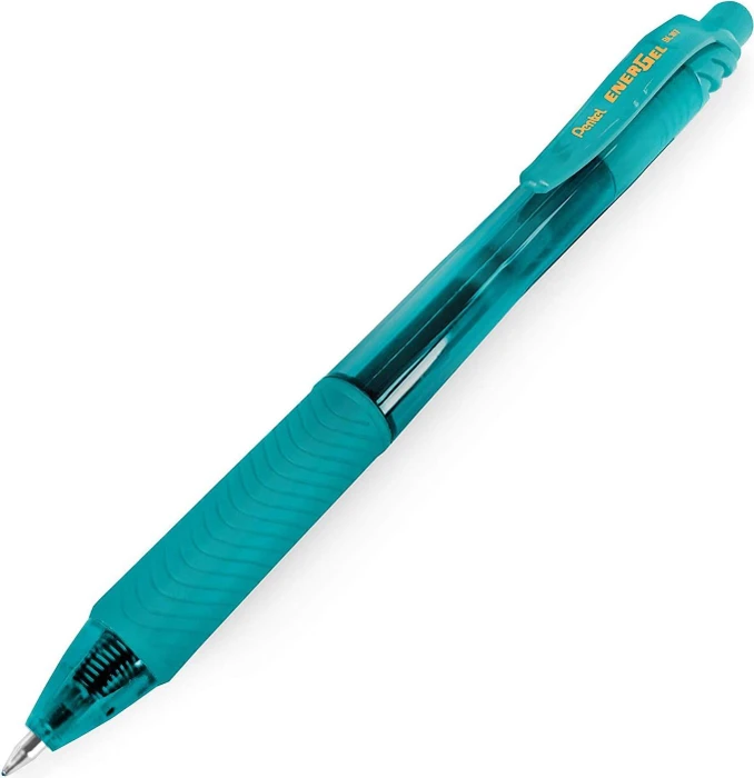 Pentel EnerGel X BL107 0.7mm/0.35mm Gelroller türkis/transparent, 3er-Pack