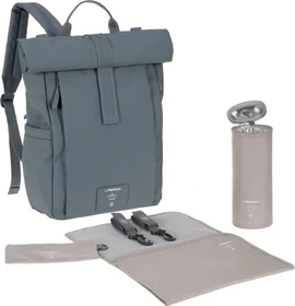 Lässig Rolltop Up Backpack anthrazit