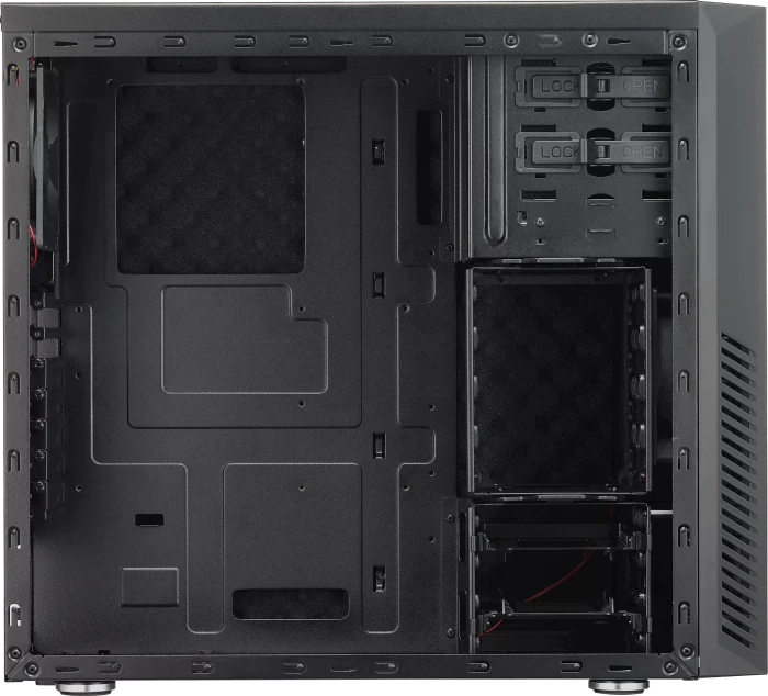 Cooler Master Silencio 550, schwarz matt, schallgedämmt