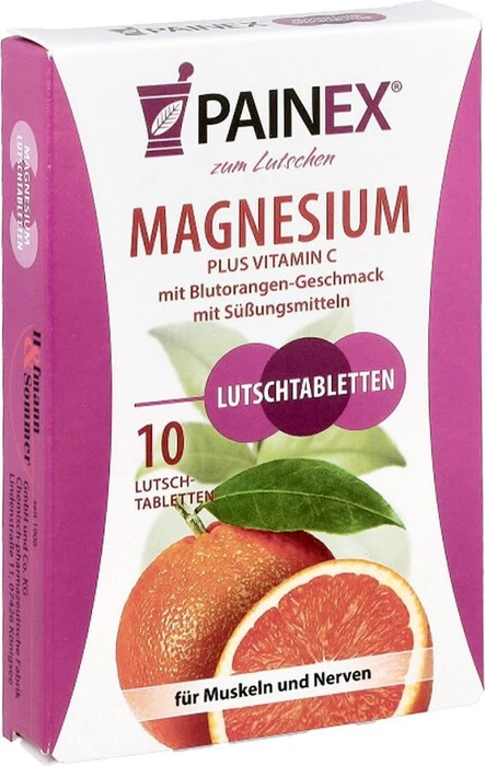 Painex Magnesium Plus Vitamin C Lutschtabletten, 10 Stück