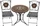 Garden Pleasure Pular Balkon-Set, 3-tlg. (950500)