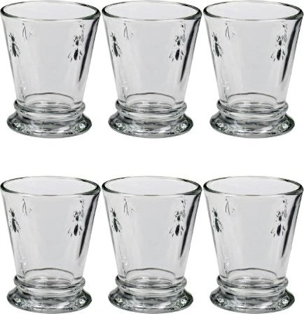La Rochère Biene Abeille Trinkglas 260ml, 6 Stück