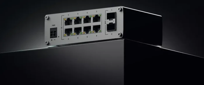 Teltonika TSW Industrial Railmount Gigabit Switch, 8x RJ-45, 2x SFP