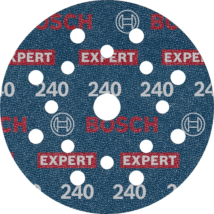 Bosch Professional EXPERT O780 Folienschleifblatt K240, 125mm, 1 Stück