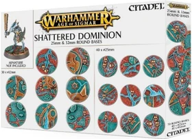 Games Workshop Warhammer Age of Sigmar - Shattered Dominion - Rundbases (25mm & 32mm)