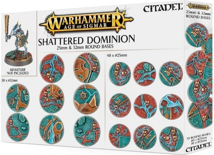 Games Workshop Warhammer Age of Sigmar - Shattered Dominion - Rundbases (25mm & 32mm)