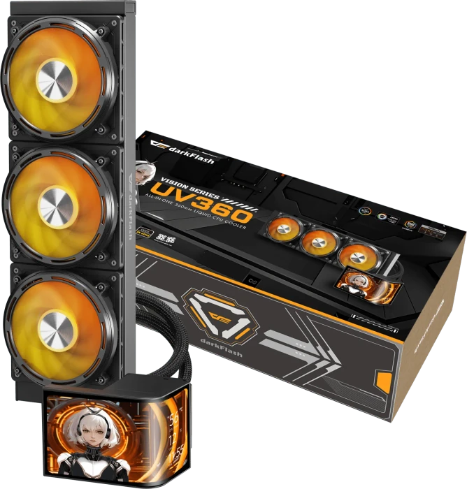 DarkFlash UV360 Black, schwarz