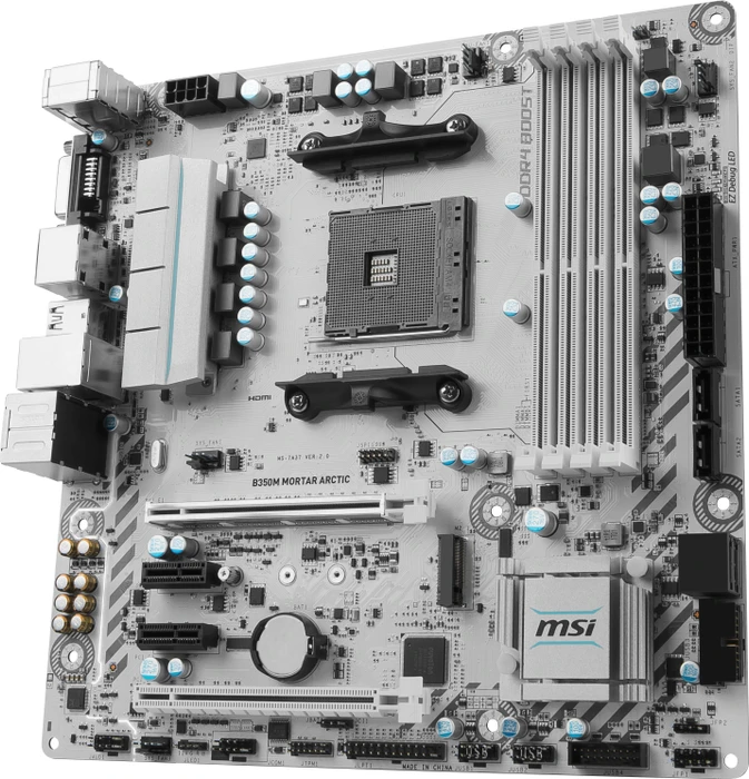 MSI B350M Mortar Arctic (AMD AM4)