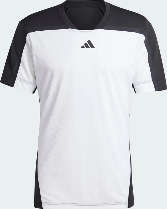 adidas Tennis Heat.RDY Pro FreeLift Funktionsshirt kurzarm weiß/schwarz (Herren)