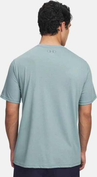 Under Armour Sportstyle Left Chest Funktionsshirt kurzarm serpentine/jasper blue (Herren)