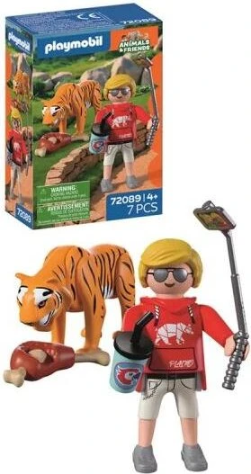 playmobil Animals & Friends Zoo Tiger und Besucher