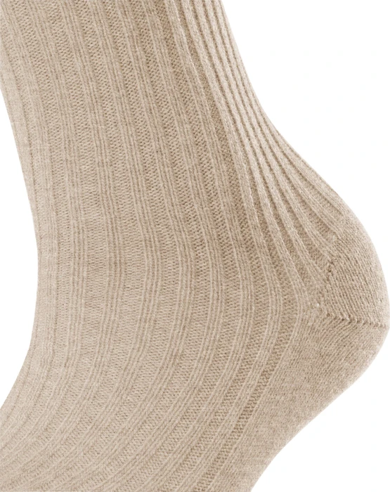 Falke Cosy Wool Boot Socken beige mel. (Damen)