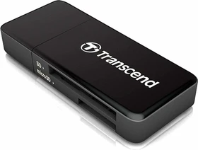 Transcend RDF5 schwarz Dual-Slot-Cardreader, USB-A 3.0 [Stecker] (TS-RDF5K)