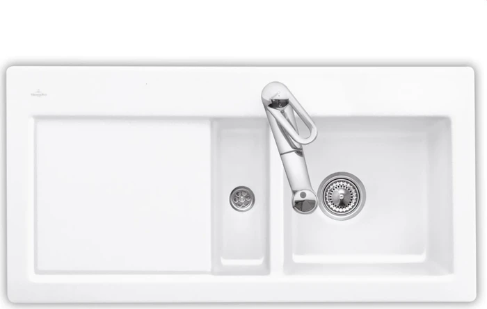Villeroy & Boch Subway 60 Einbau Becken rechts stone white