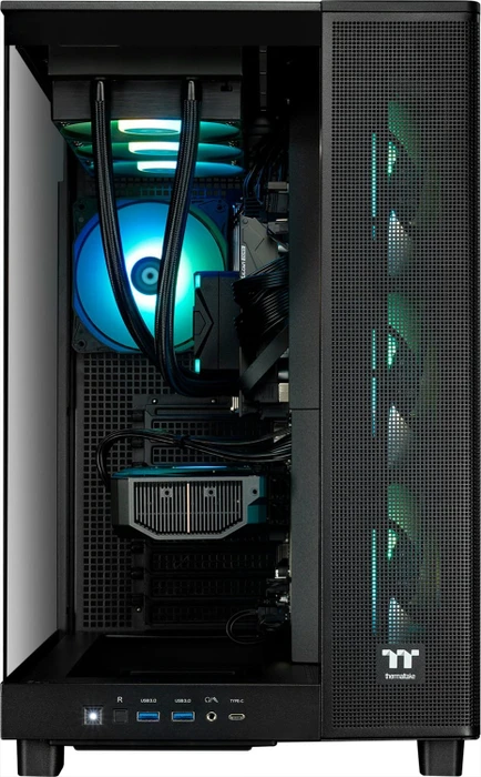 Thermaltake FTW A-Line LCS, Black, Ryzen 7 7800X3D, 32GB RAM, 2TB SSD, GeForce RTX 5070 Ti