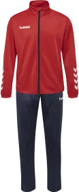 hummel Promo Poly Trainingsanzug true red/marine (Herren)
