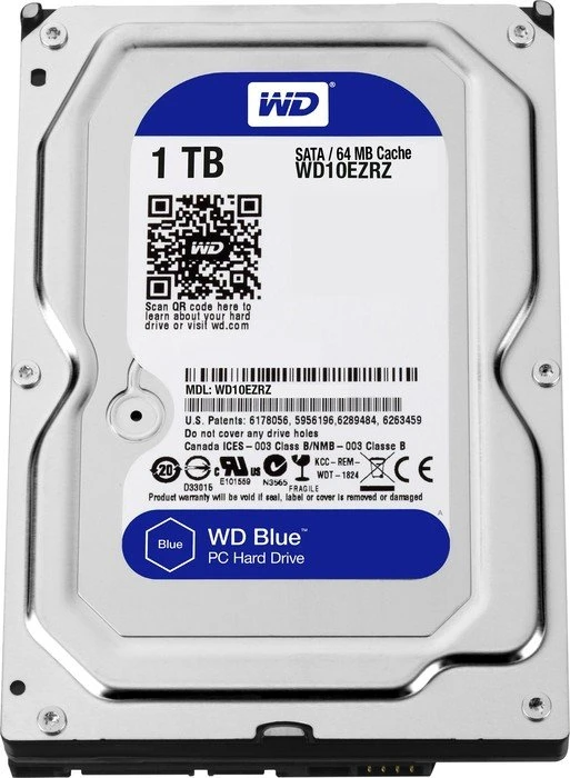 Western Digital WD Blue 1TB, 512e / 3.5" / SATA 6Gb/s