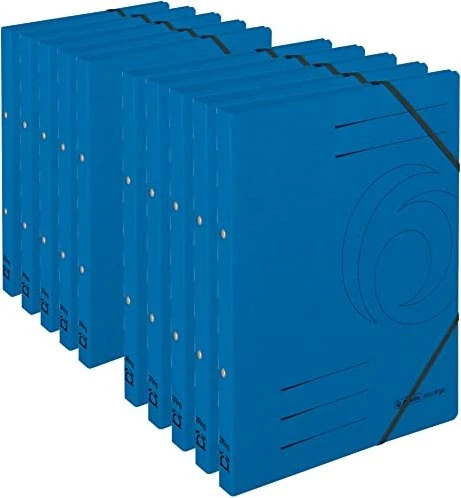 Herlitz Ringbuch 2-Ring Colorspan, 25mm, A4, blau, 10er-Pack