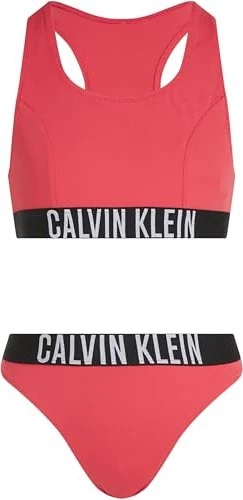 Calvin Klein Intense Power Bralette Bikini-Set deep crimson fruit (Junior)