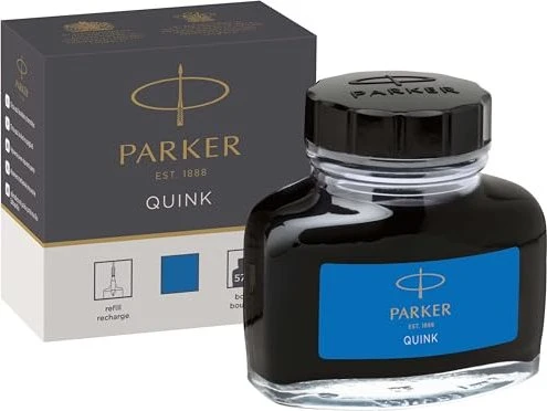 Parker Quink Tintenfass washable blue, 57ml