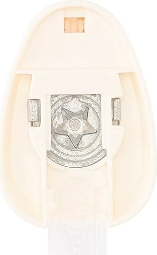 Vaessen Creative Hebel-Motivstanzer Mini, Stern, gold/weiß, 10x9mm