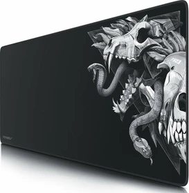 Titanwolf Wolf Skull XXL Speed Gaming-Mauspad, schwarz