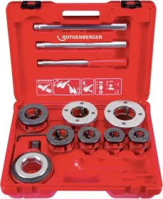Rothenberger SUPER CUT-Set BSPT R 1/2-2" Gewindeschneidsatz inkl. Koffer
