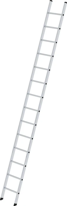 Günzburger Steigtechnik Alu Anlegeleiter ohne Traverse, 14 Stufen