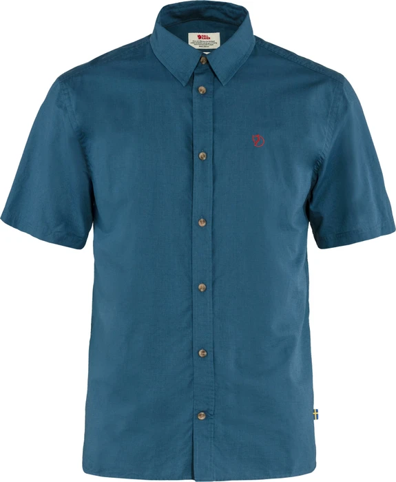 Fjällräven Övik Lite Hemd kurzarm uncle blue (Herren)