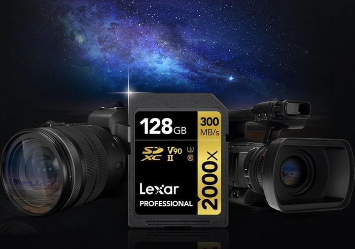 Lexar Professional 2000x Gold Series R300/W260 64GB, UHS-II U3, Class 10