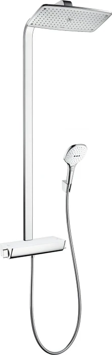Hansgrohe Raindance E Showerpipe 360 1jet EcoSmart Thermostat Duschsystem chrom/weiß