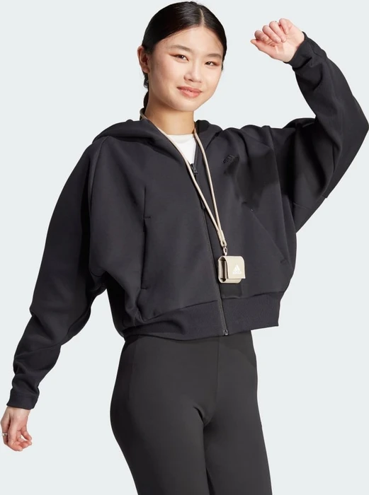 adidas Z.N.E. Zip Hoodie schwarz (Damen)