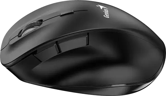 Genius Ergo 8230S Easy Ergonomic Wireless Silent Mouse schwarz, USB