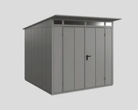 EcoStar Elegant Premiumline Typ 2 Gerätehaus grau