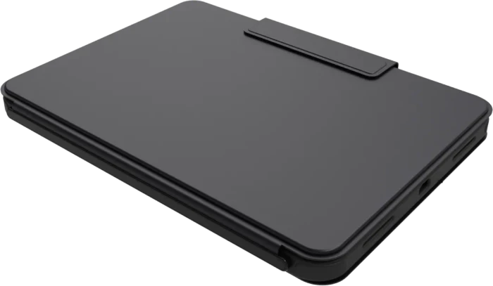 Deqster Smart Combo Touch Keyboard für iPad 11 A16/iPad 10, schwarz, DE