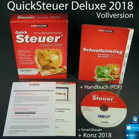 Lexware QuickSteuer Deluxe 2018 (deutsch) (PC) (06815-0054)