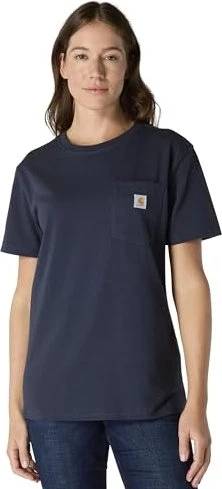 Carhartt K87 Pocket T-Shirt kurzarm dark navy (Damen)