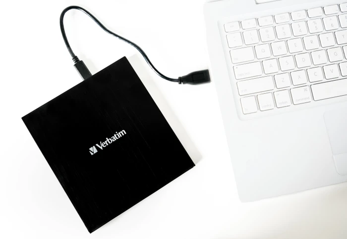 Verbatim Externer CD/DVD-Brenner, SlimLine, USB-C 3.0