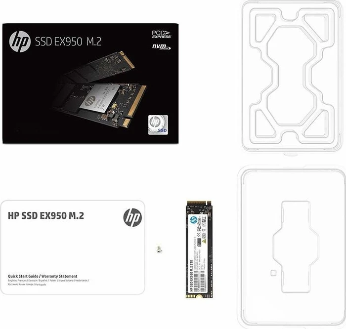 HP SSD EX950 M.2 2TB, M.2 2280 / M-Key / PCIe 3.0 x4