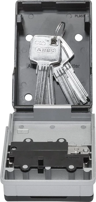 ABUS KeyGarage 727 Mini zur Wandmontage Schlüsselkasten, schwarz/silber, mechanische Zahlenkombination