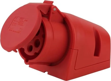 PCE CEE-Wandsteckdose PCE 16A IP44 5-polig rot