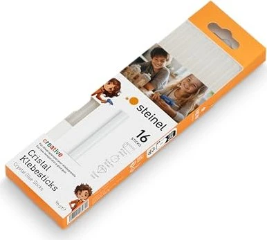 Steinel Cristal Heißklebepatronen transparent, 7x150mm, 16 Stück