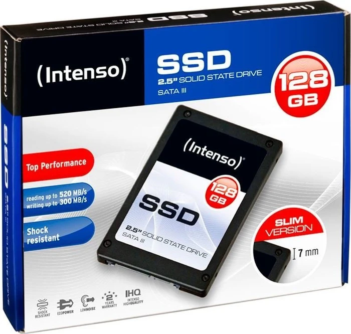 Intenso 2.5" SSD TOP 128GB, 2.5" / SATA 6Gb/s