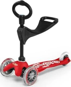 Micro Mini Micro 3in1 Deluxe Kickboard rot