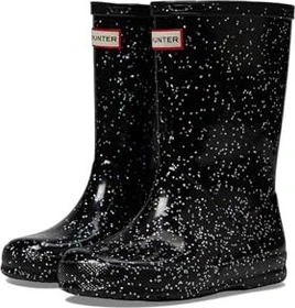 Hunter Boots Original Kids First Giant Glitter Wellington schwarz (Junior)
