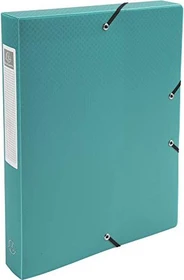 Exacompta Archivbox Kunststoff blickdicht 40mm, A4, grün, 8er-Pack