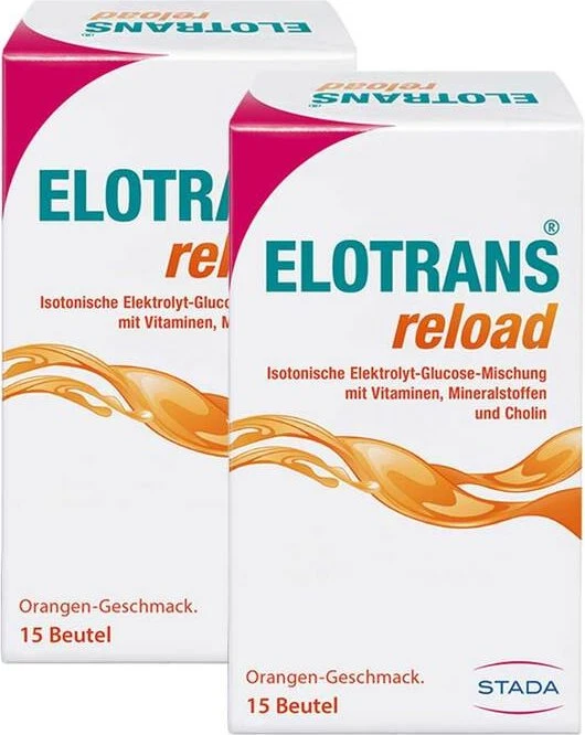 Stada Elotrans Reload Orangen-Geschmack Elektrolyt-Pulver Beutel