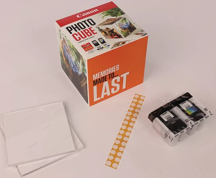 Canon Tinte PG-540/CL-541 schwarz/dreifarbig Photo Cube orange