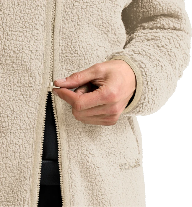 Jack Wolfskin High Curl Coat Funktionsmantel oyster (Junior)